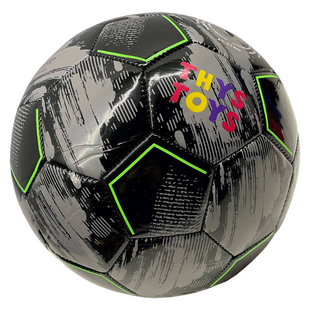 ThysToys Voetbal - Limited Edition - 330 - 350 gram - Zwart / Grijs