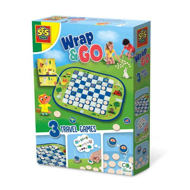 Wrap&Go reisspellen - Dammen - Memo - Ik ga op reis en ik neem mee