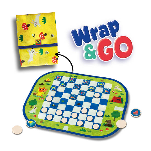 Wrap&Go reisspellen - Dammen - Memo - Ik ga op reis en ik neem mee