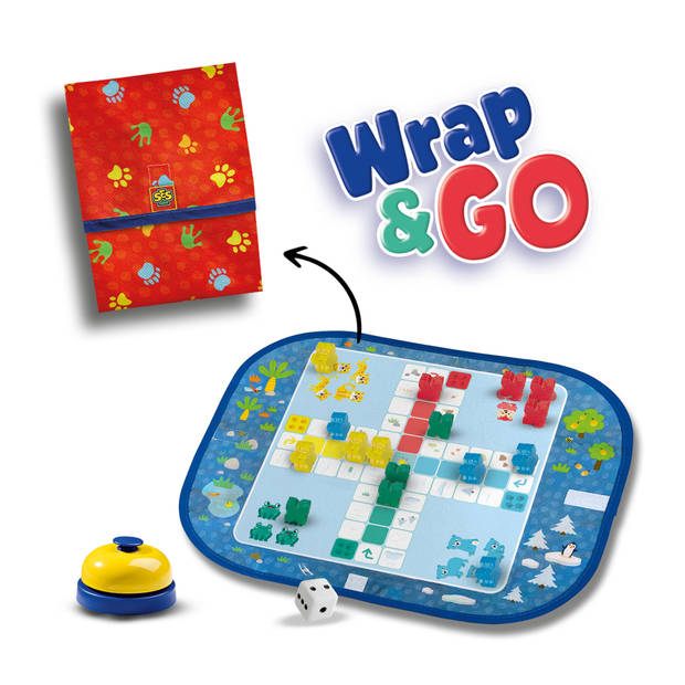 Wrap&Go reisspellen - Ludo - Kwartet - Speed blocks