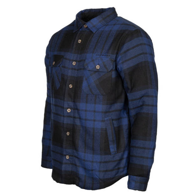 Life line Jervis Padded Flannel Shirt heren blauw/zwart maat 4XL