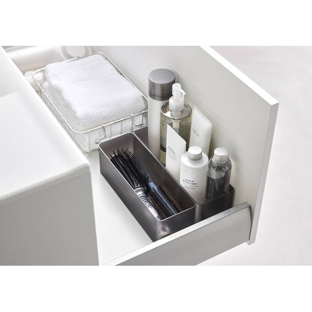 Yamazaki Stapelbare Lade Organizer - diep smal - Tower - Zwart