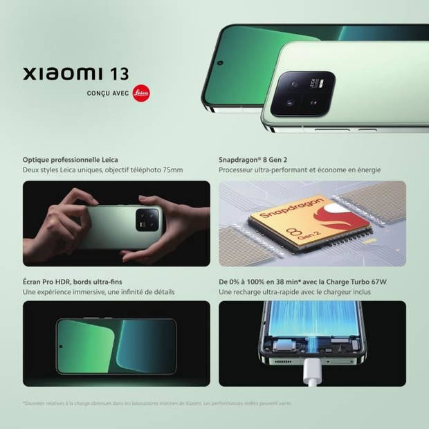 XIAOMI 13 - 256GB - 5G - Zwart