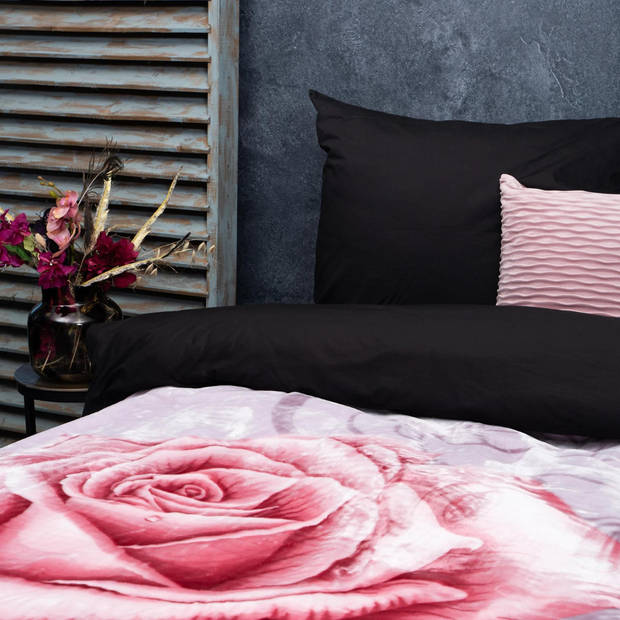 Droomtextiel Eternal Flower Bedsprei - Bed Deken Paars 200x240 cm - Heerlijk Warm - Super Zacht