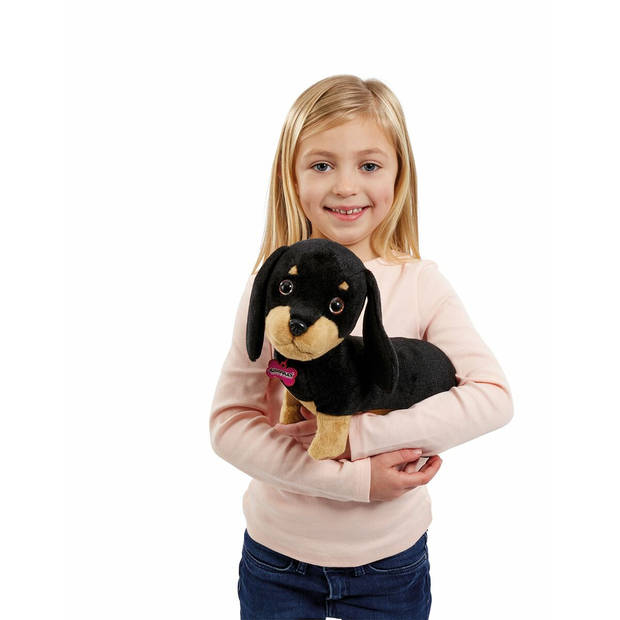 Knuffel Animagic Waggles on the go met geluid Bruin