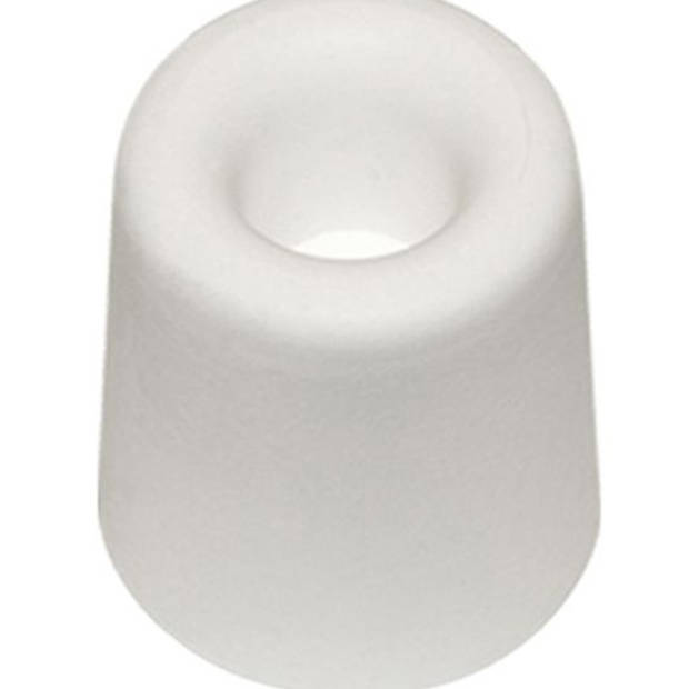 QlinQ Deurbuffer - deurstopper - wit - rubber - 50 x 35 mm - Deurstoppers