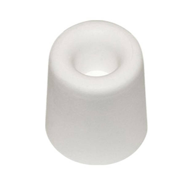 QlinQ Deurbuffer - 2x - deurstopper - wit - rubber - 50 x 35 mm - Deurstoppers