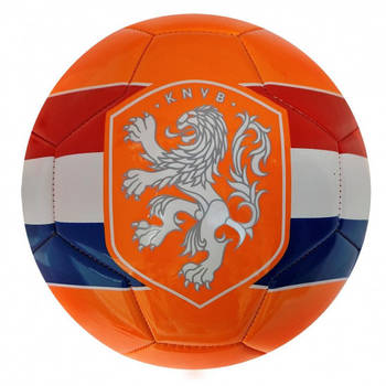 KNVB Voetbal Oranje - Rood / Wit / Blauw - Maat 5 - 23 Inch