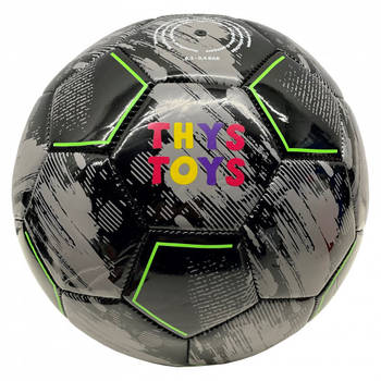 ThysToys Voetbal - Limited Edition - 330 - 350 gram - Zwart / Grijs