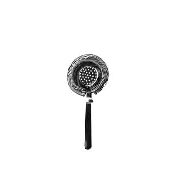 Tess Posthumus Cocktailstrainer Hawthorn 3 x 10.5 x 20 cm Roestvrijstaal Zwart