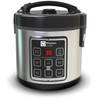 KitchenLove Rijstkoker met Stomer - 1.2L - Multicooker - Rice Cooker - Slowcooker - Zwart RVS