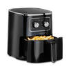 alpina Airfryer 4.5L- Heteluchtfriteuse voor 3 tot 4 Personen - Air Fryer met Instelbare Temperatuur van 80°C tot 200°C