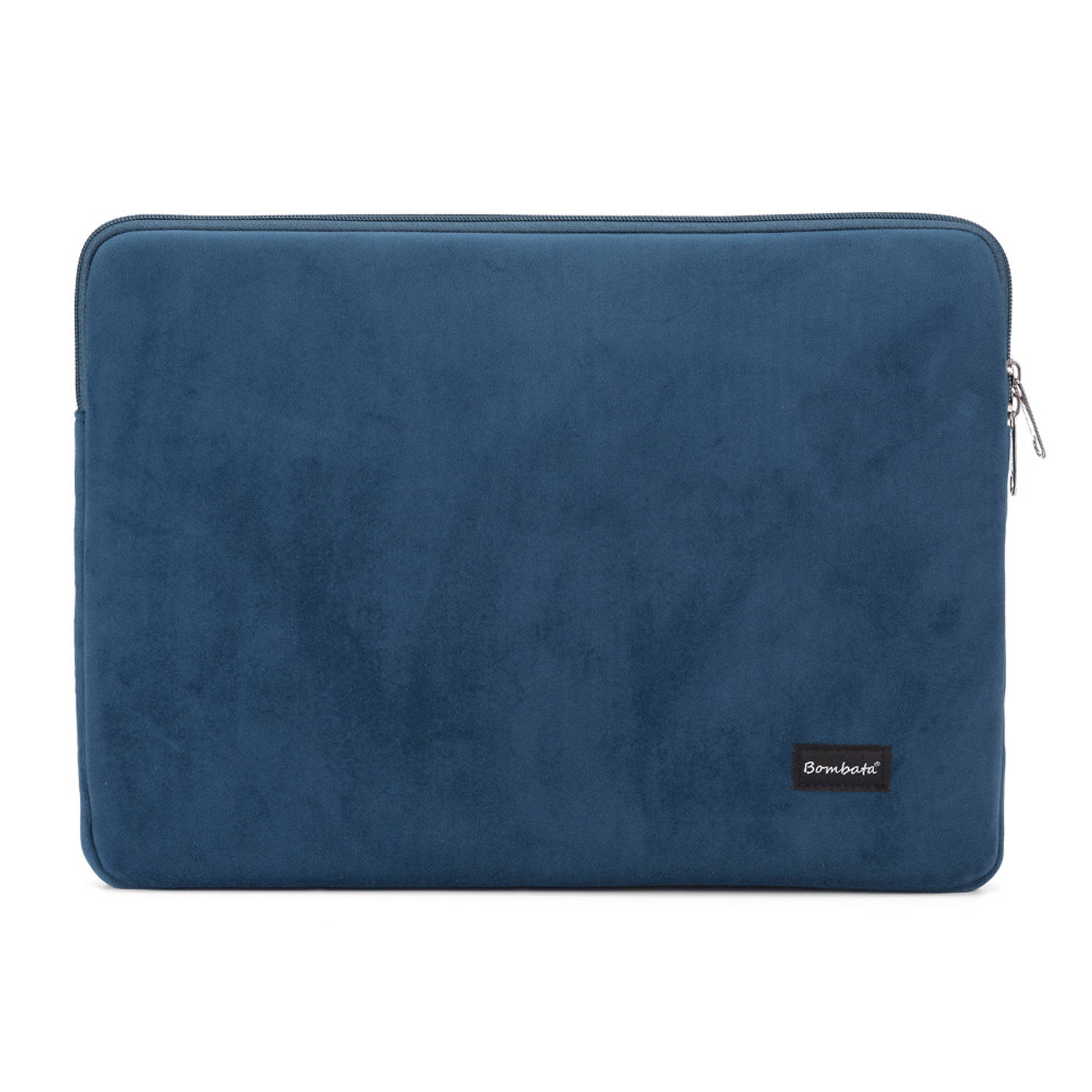 Bombata Universele Velvet Laptophoes Sleeve 15.6 inch-16 inch Jeans Blauw