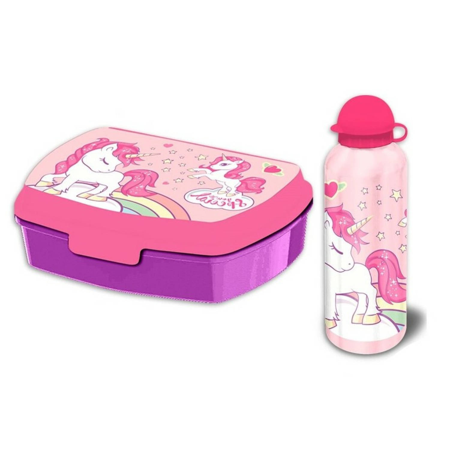 Unicorn Lunchset - You're special - Roze