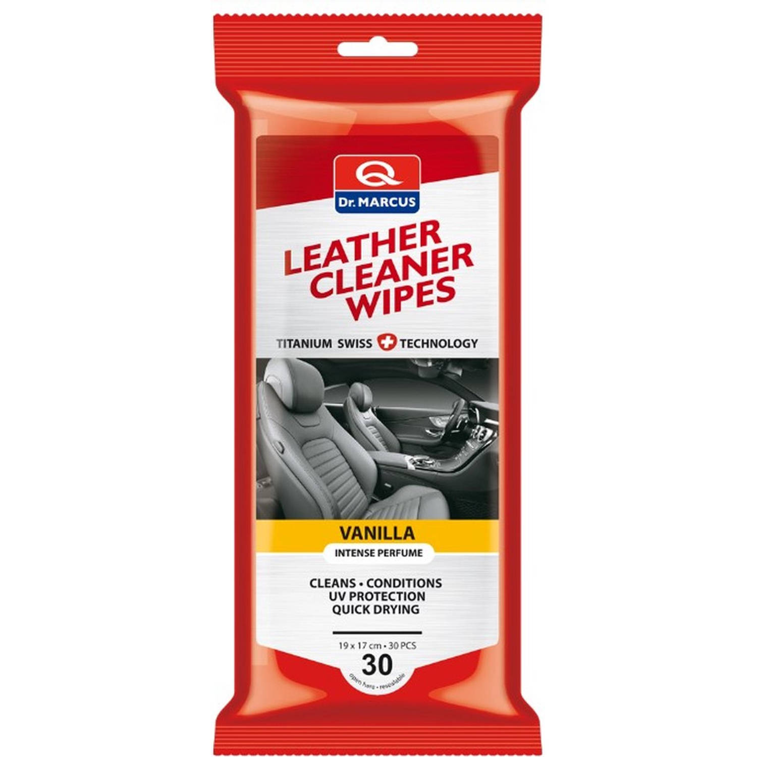 Dr. Marcus Leather cleaning wipes - Vanilla