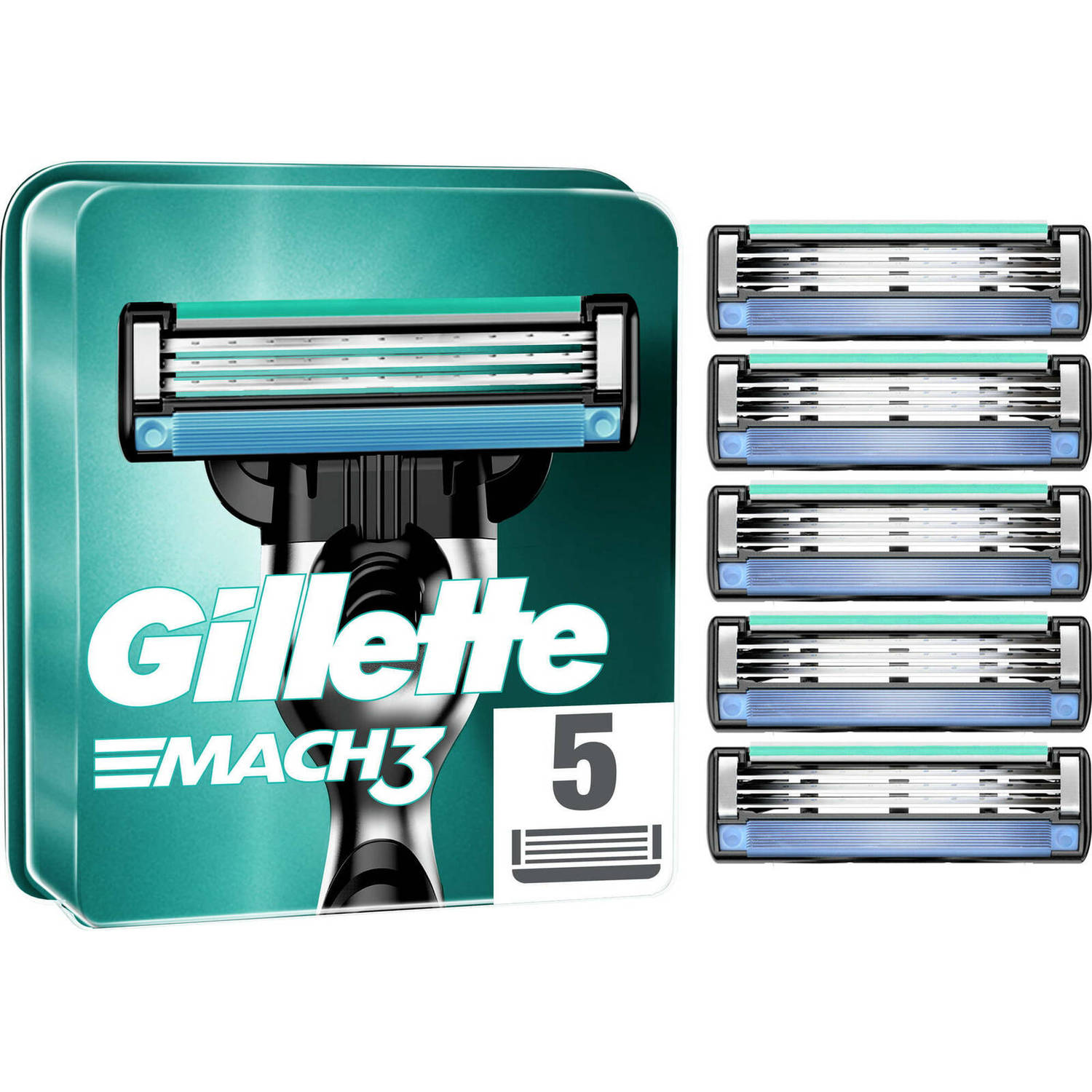 Gillette Mach3 Scheermesjes 5 stuks