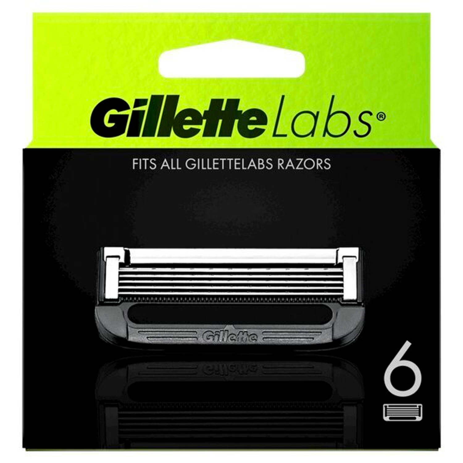 Gillette Heated Razor Labs Navulmesjes 6 stuks