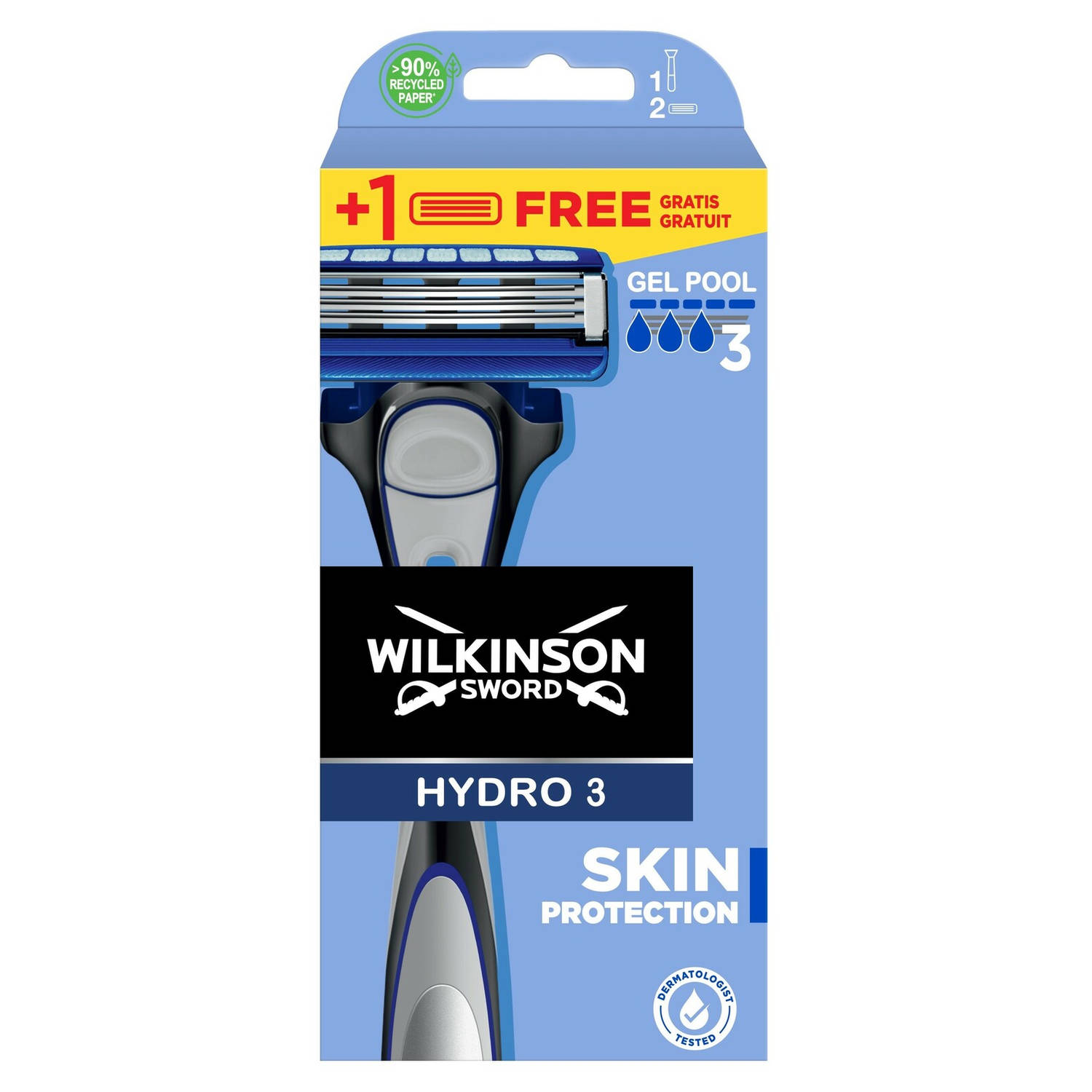 Wilkinson Sword Hydro 3 Scheerapparaat Skin Protection