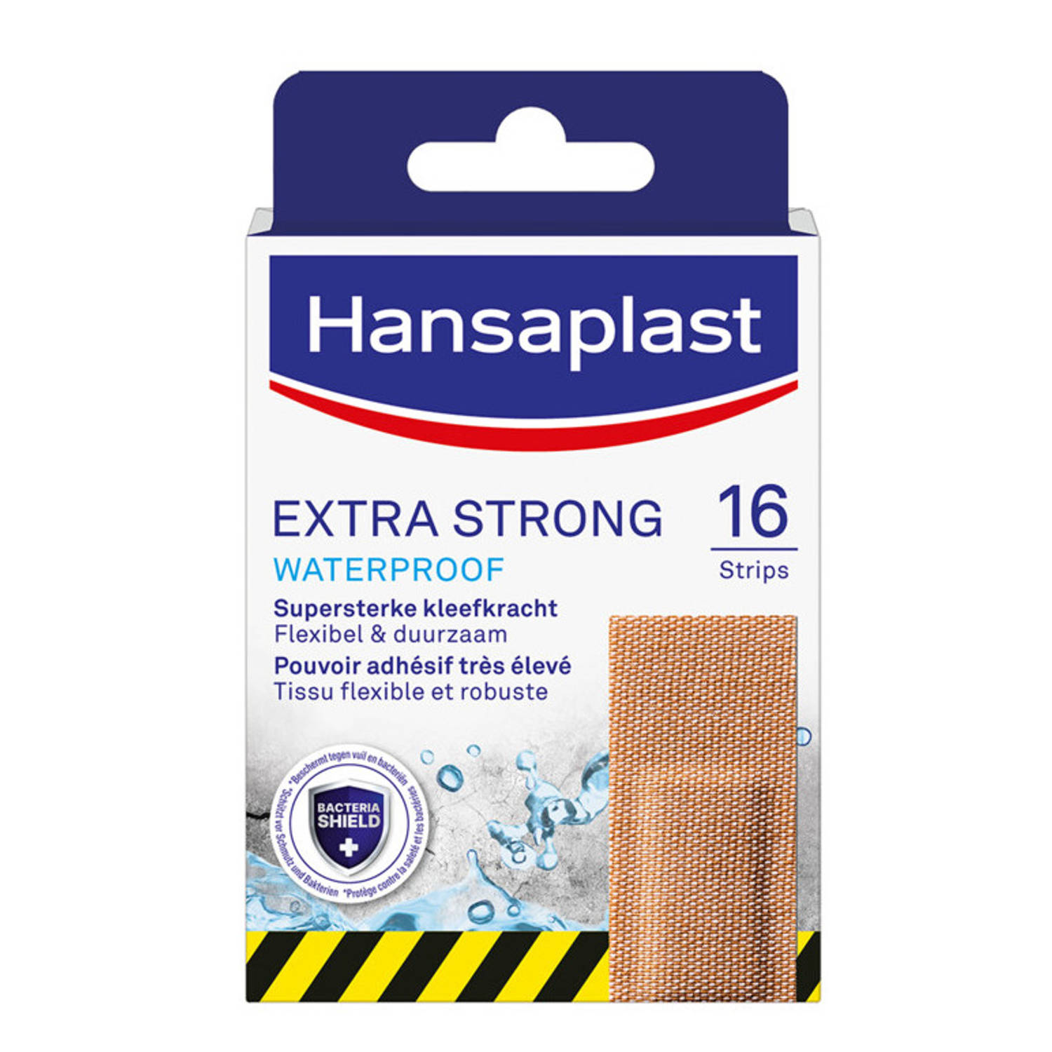 Hansaplast Pleisterstrip Extra Strong Waterproof 16stuks