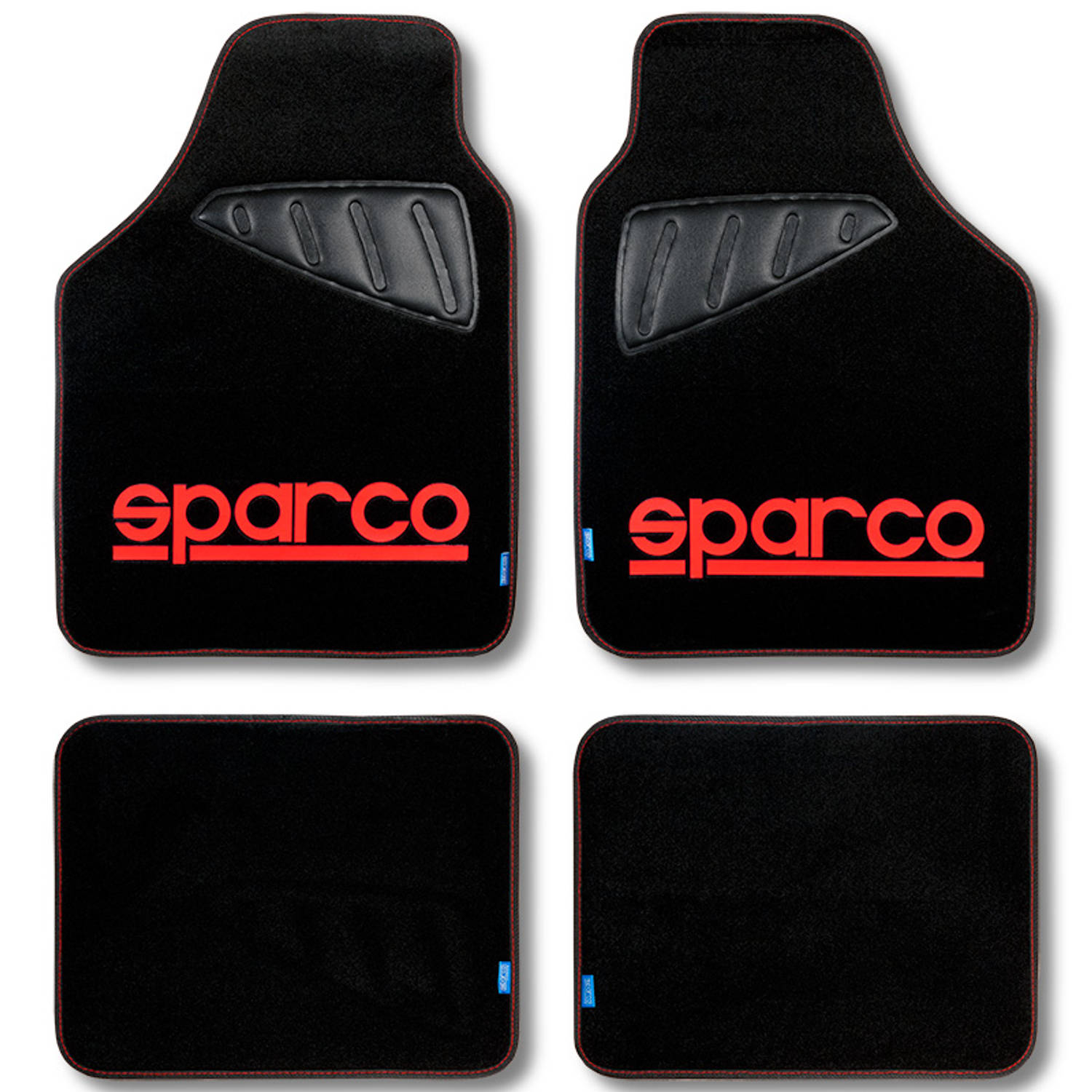 Sparco Automatten set Sparco - Stof - Rood - Set van 4