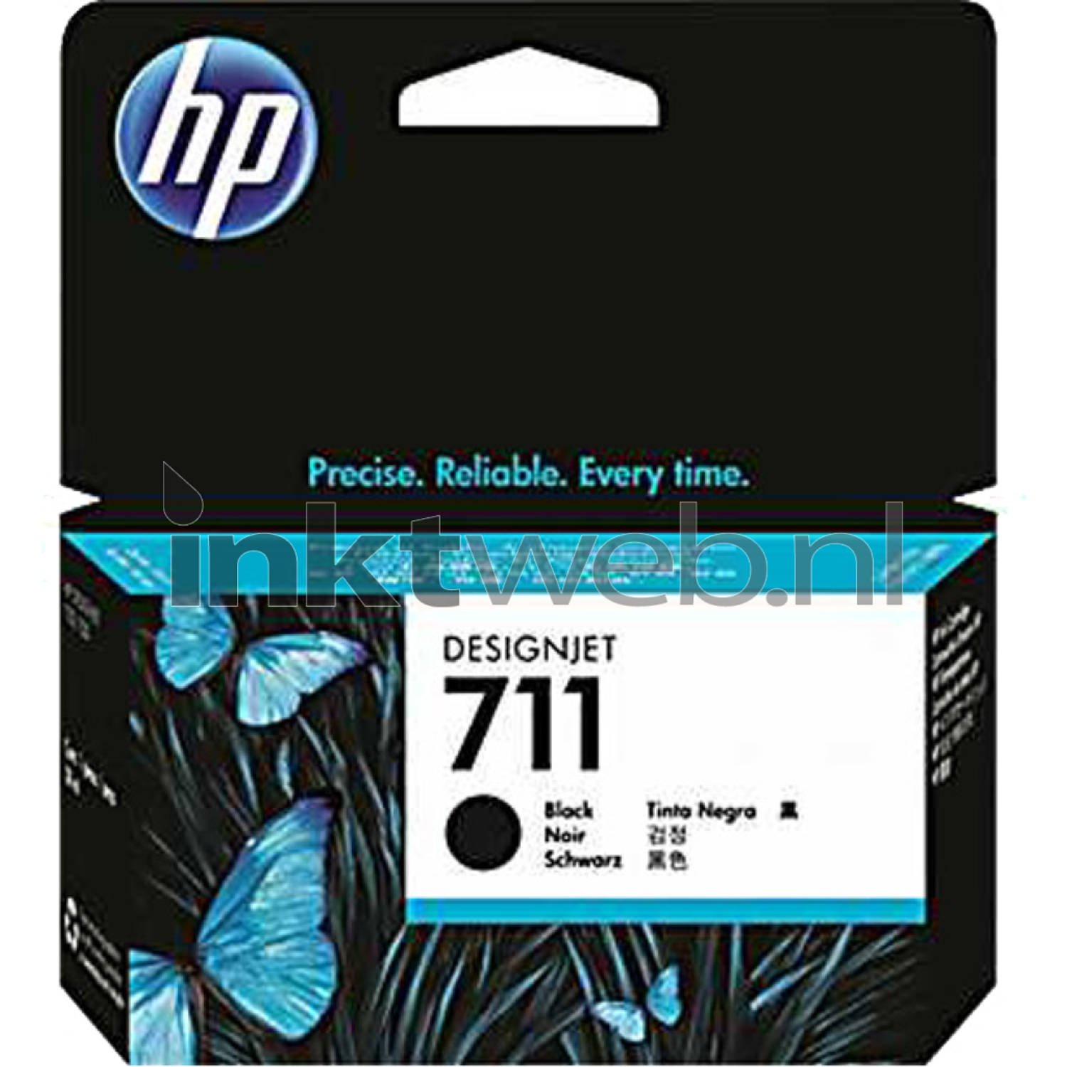 HP 711 38-ml Origineel Zwart 1 stuk(s)