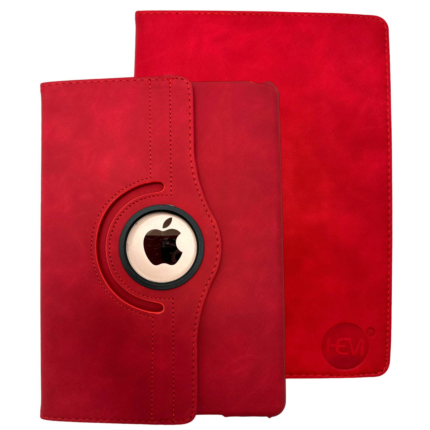 HEM Silky Red iPad hoes geschikt voor iPad 10 (2022) 10.9 inch Draaibare Autowake Cover Met Stylus P