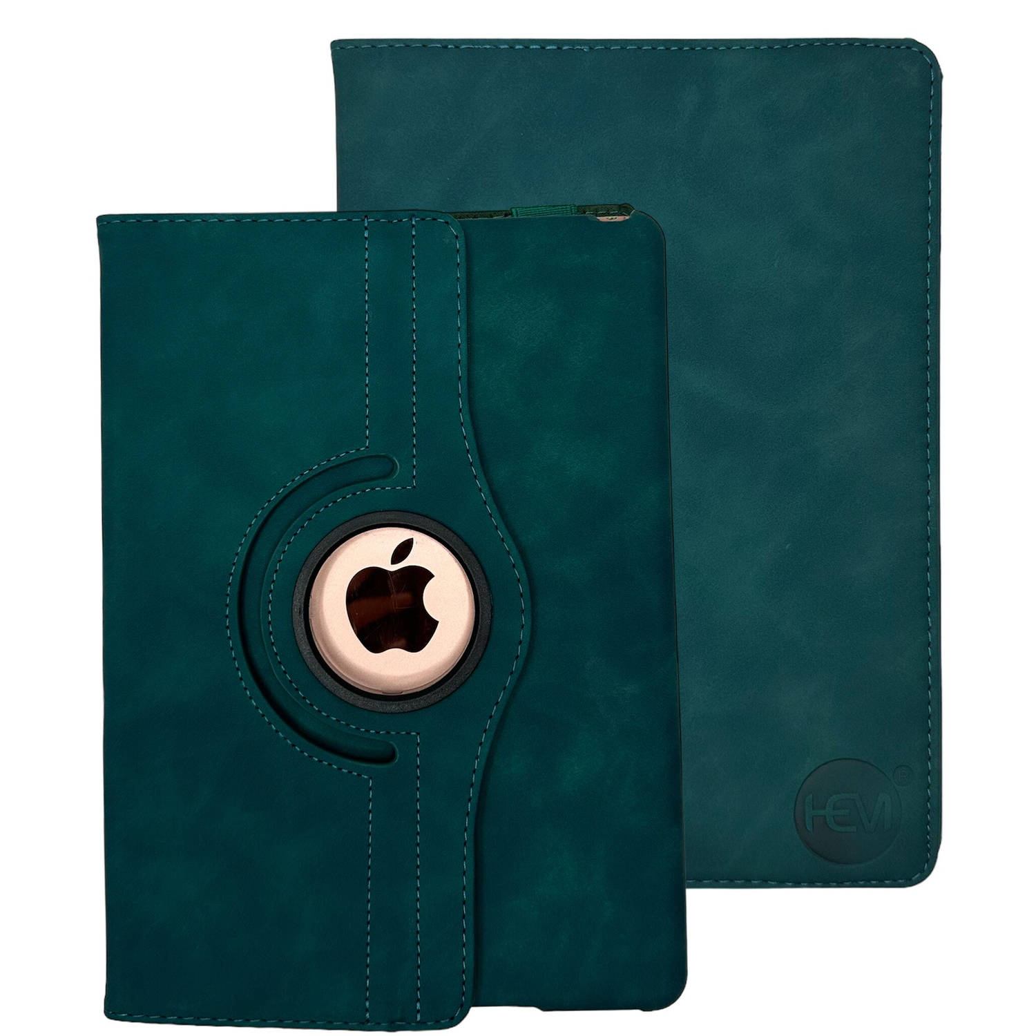 HEM Silky Green iPad hoes geschikt voor iPad 10.2 (2019 / 2020 / 2021) - 10.2 inch Draaibare Autowake Cover - iPad 2019 / 2020 / 2021 hoes - iPad 7 / 8 / 9 Hoes - 7e / 8e / 9e gene