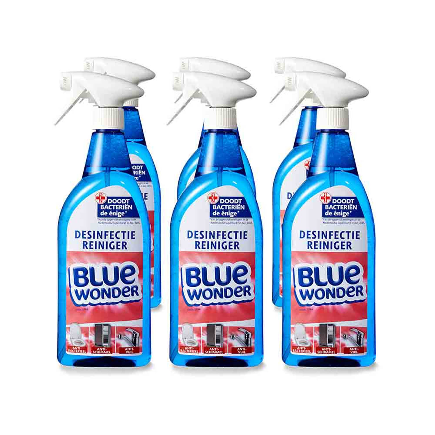 Blue Wonder Desinfectie Spray - 750 ml - 6 stuks