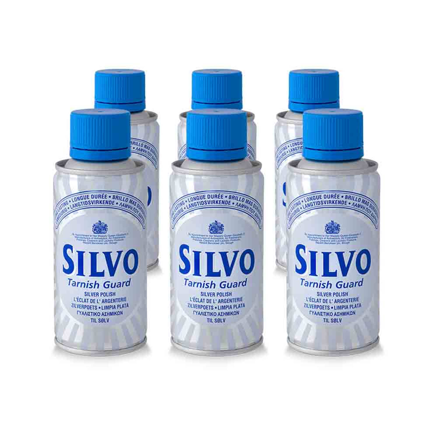 Silvo Zilverpoets Poetsmiddel voor Zilver - 175 ml - 6 stuks