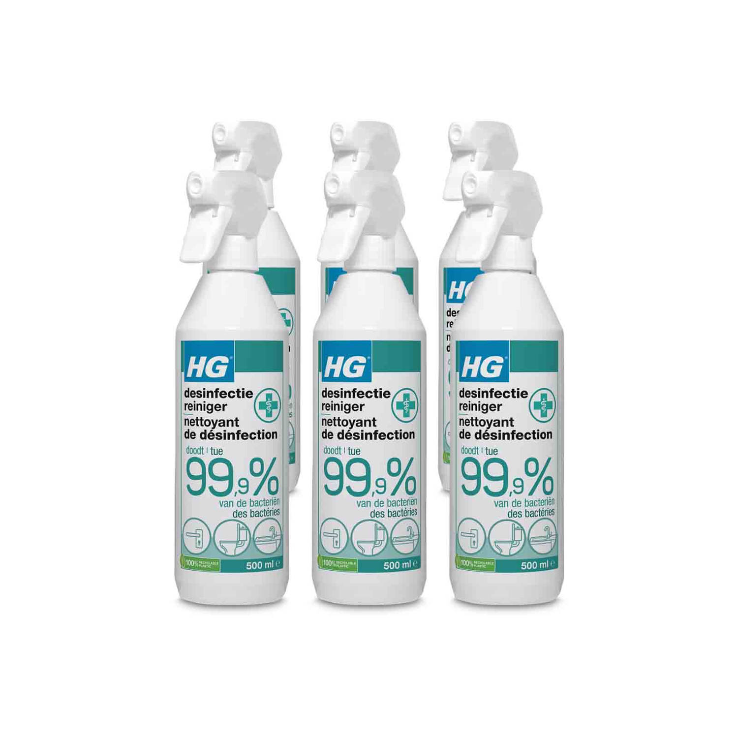 HG Desinfectie Reiniger 500ml - 6 stuks