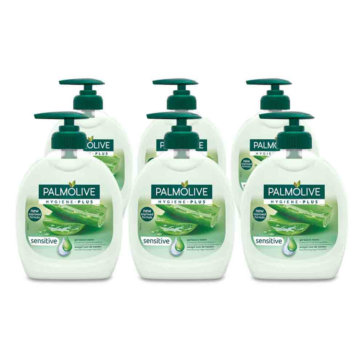 Palmolive Hygiene Plus Sensitive Vloeibare Antibacteriële Handzeep 300ml - 6 stuks