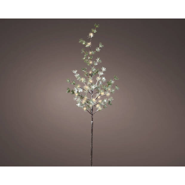 Lumineo - LED tak BO d15h120 cm groen/warm wit kerstverlichting