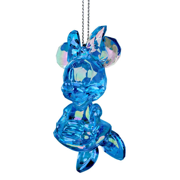 Kurt S. Adler - Ornament acryl minnie l8cm blauw