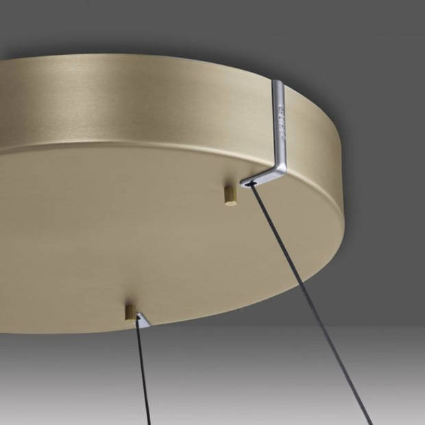 Paul Neuhaus Hanglamp E-Loop e-Lift Ø 70 cm mat goud