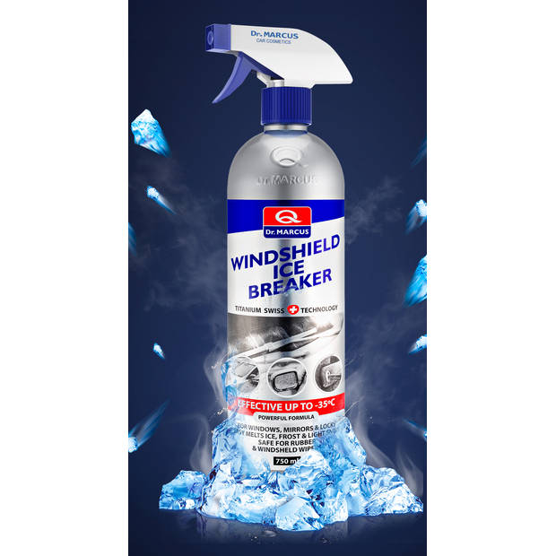 Dr. Marcus Titanium Line Ice Breaker 750 ml - Antivries ruiten ontdooier - Ook voor je sloten - De-icer