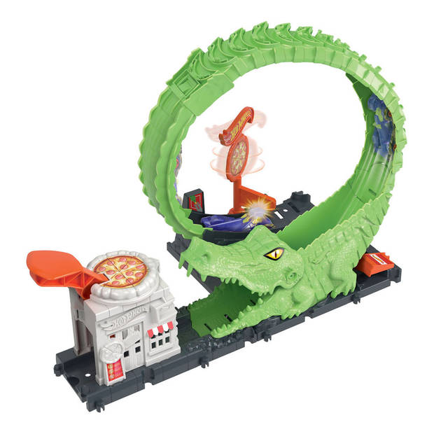 Hot Wheels City Nemesis Gator Pizza Shop