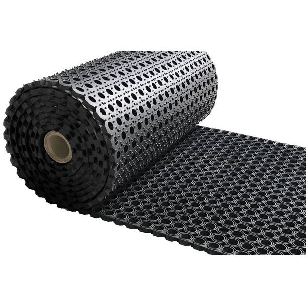 Rubber ringmat op rol - Heavy Duty - Dikte 23 mm - Breedte 80 cm