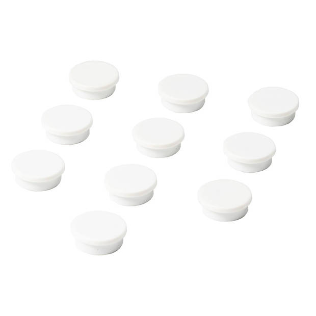 Whiteboard Magneten 20 mm - Wit - 10 Stuks