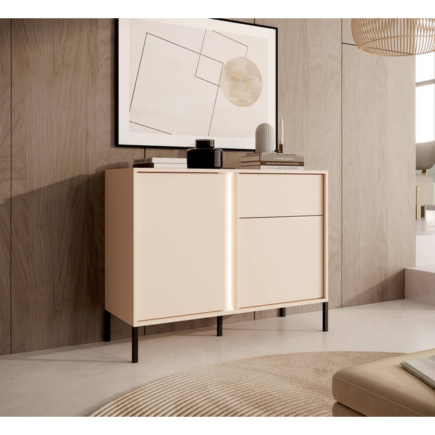 Meubella Dressoir Desert - Beige - 103 cm