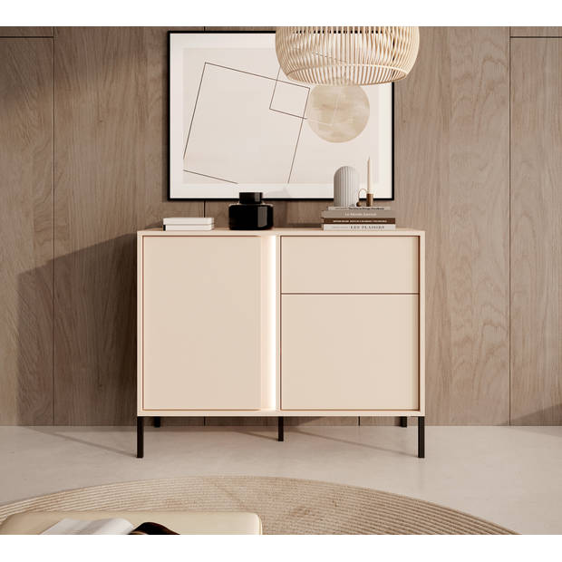 Meubella Dressoir Desert - Beige - 103 cm