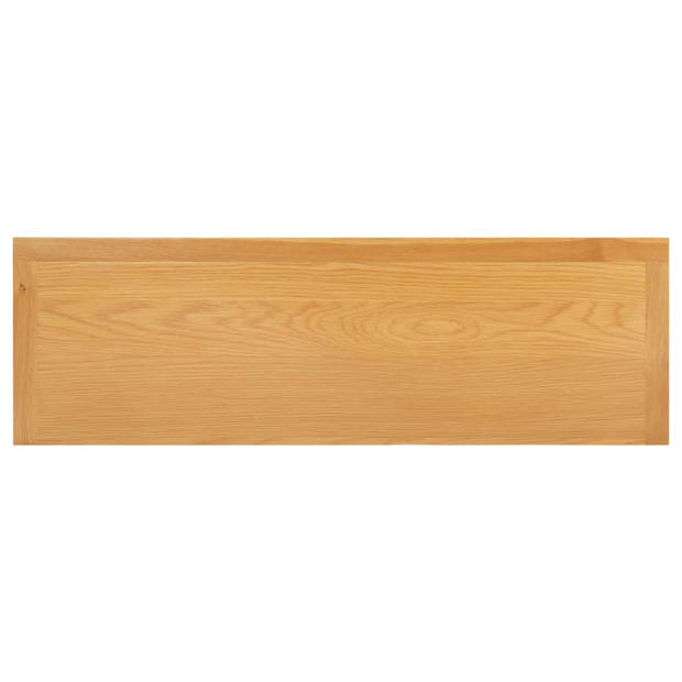 vidaXL Ladekast 105x33,5x73 cm massief eikenhout