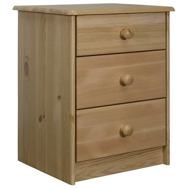 The Living Store Ladekast Vintage -Hout- 43x34x53cm -3 lades
