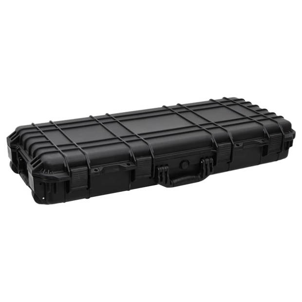 The Living Store Flightcase - Polypropeen/ABS - 96 x 42 x 16 cm - Zwart