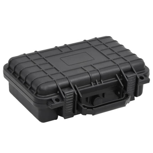 The Living Store Flightcase - Beschermende Koffer - 30x22x10 cm - Zwart