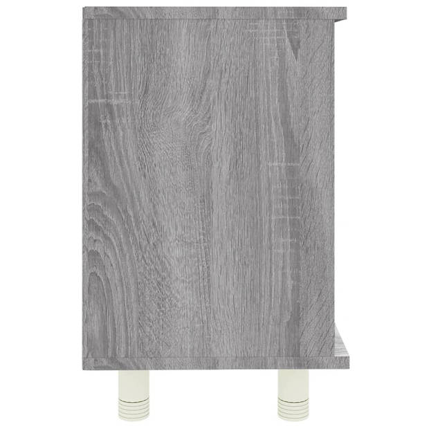 vidaXL Badkamerkast 60x32x53,5 cm bewerkt hout grijs sonoma eikenkleur