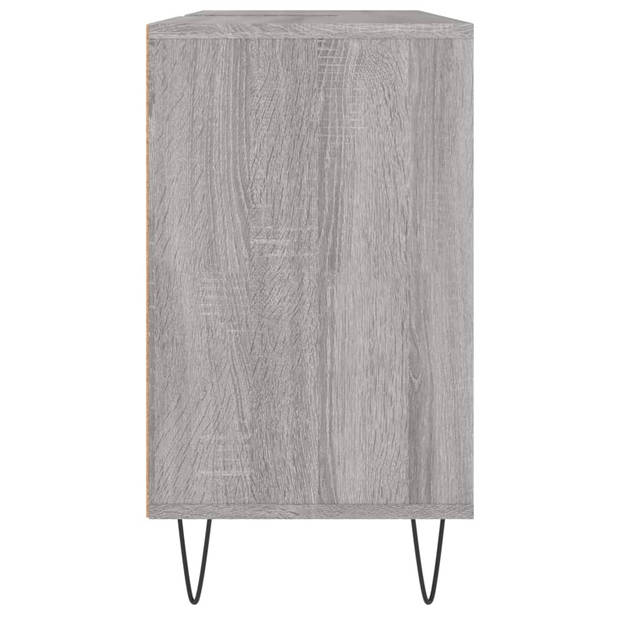 The Living Store Badkaast Pacific - Badkaast - 80 x 33 x 60 cm - Grijs Sonoma Eiken