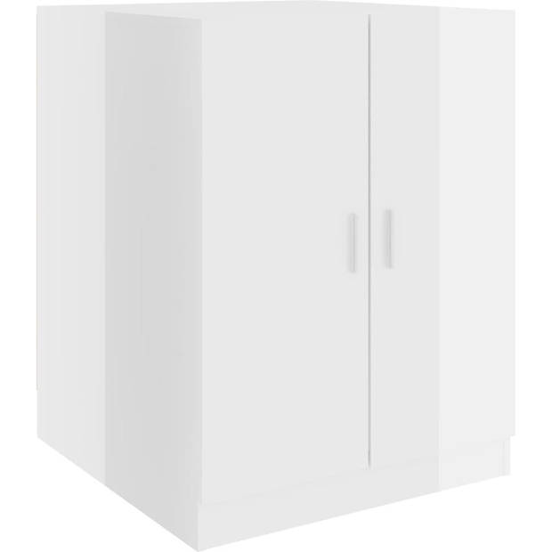 The Living Store Badkaast - Lumi - Onderkast - 71 x 71.5 x 91.5 cm - Hoogglans wit - Bewerkt hout