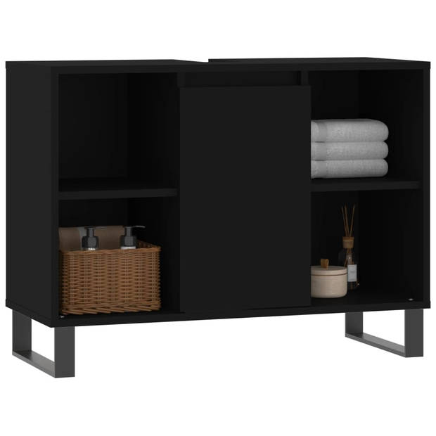 The Living Store Badkaast - - 80 x 33 x 60 cm - Duurzaam materiaal