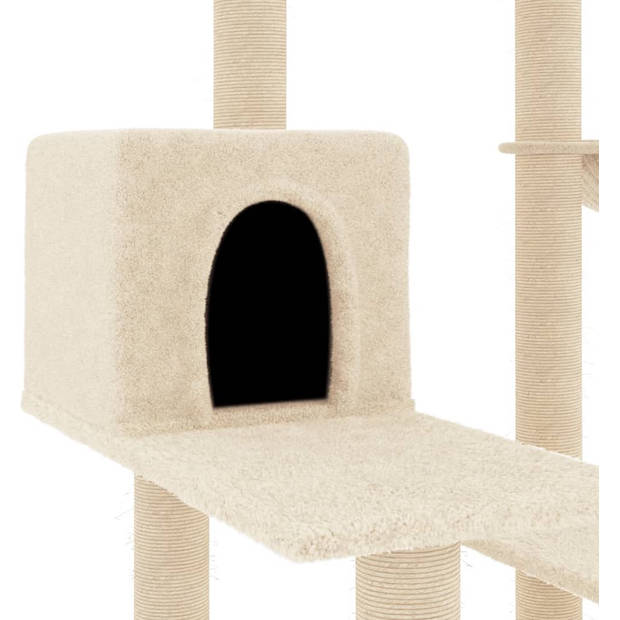 The Living Store Kattenmeubel s - Alles-in-één - 72.5 x 59.5 x 82.5 cm - Krabbestendig