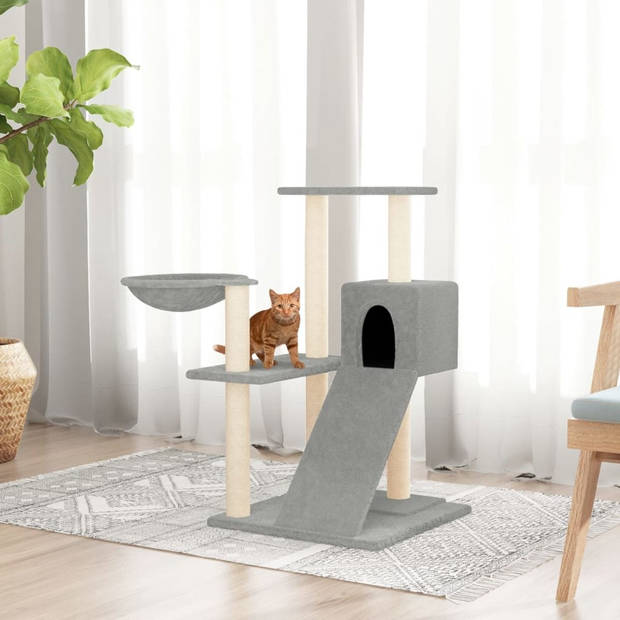 The Living Store Kattenmeubel - Kattenmeubel - 73x49x82 cm - Pluche